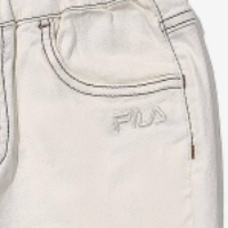 [fila Kids] Pantaloni țesuti bootcut pentru fete Fk2ptf1101f Crm q0zFk2ptf1101fCrm