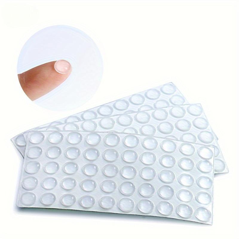 Przezroczyste Samoprzylepne Plastikowe Podkładki Zderzakowe, Średnica 1/3" - Redukcja Hałasu i Amortyzacja Wstrząsów dla Szkła, Klawiatur, Komputerów, Butelek na Wodę