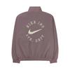 Nike Club Swoosh Comfortable Fashionable Simple Versatile Jacket Men Jacket Gray Pink HV6918-204