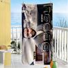 Neymar Jr. Celebration Gesture Beach Towel Super Soft Microfiber Quickdry Fabric Comfortable Lightweight
