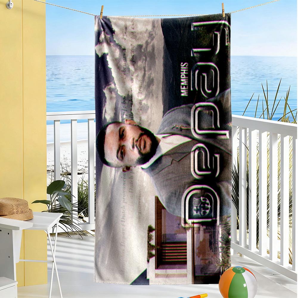 Neymar Jr. Celebration Gesture Beach Towel Super Soft Microfiber Quickdry Fabric Comfortable Lightweight