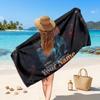 Led Zeppelin Customized Name Text Beach Towel, Soft Absorbent Towel Beach Pool Travel Personal Gift