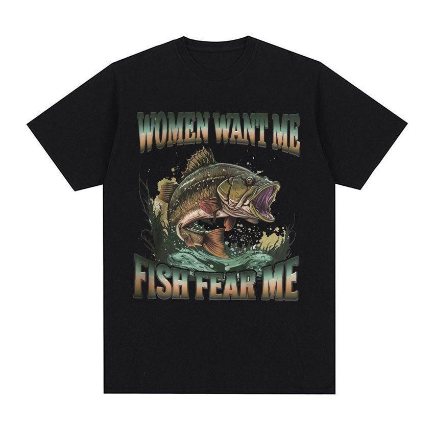 Funny Master Baiter Fishing Parody TShirt Summer Unisex Women Clothing Fashion Harajuku Kawaii Tshirt Womens Y2K Clothing Tops