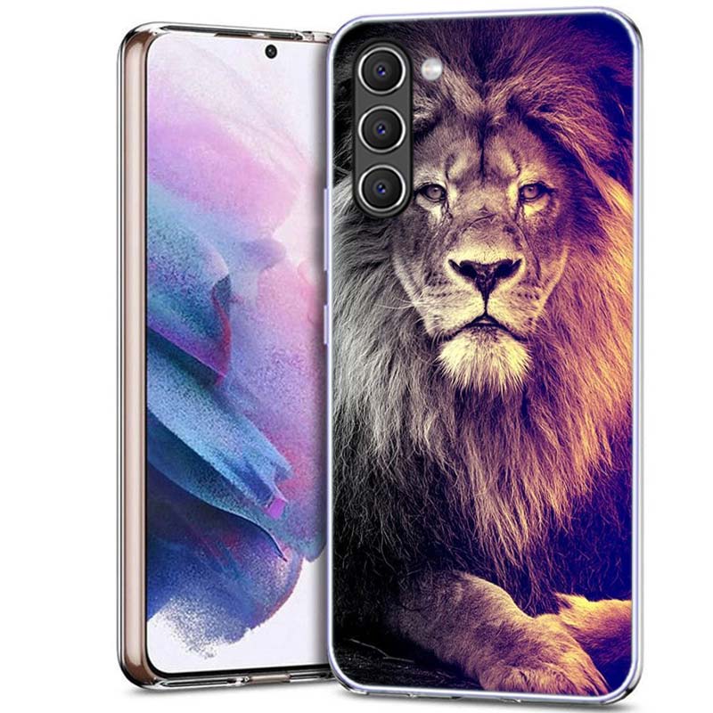 Lion Alpha Male Cub Phone Case for Samsung A16 A17 A26 A36 A37 A56 A57 A12 A22 A32 A52S A07 A06 A02S A72 Galaxy A70 A50S A71 A51