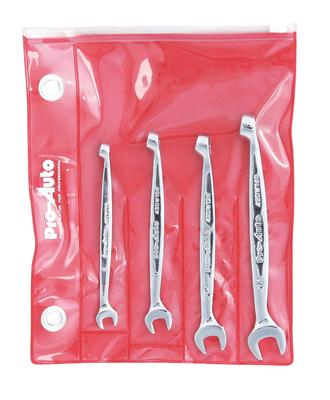 Dolphin Wrench and In a Vinyl 43DW4SP Pro-Auto 4-Piece Set, 8, 10, 12, 14mm, Pouch,
