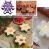 AEE4-3 Pack Christmas Snowflake Silicone Candle Soap Molds For DIY Christmas Holiday Party Handmade Decoration Supplies