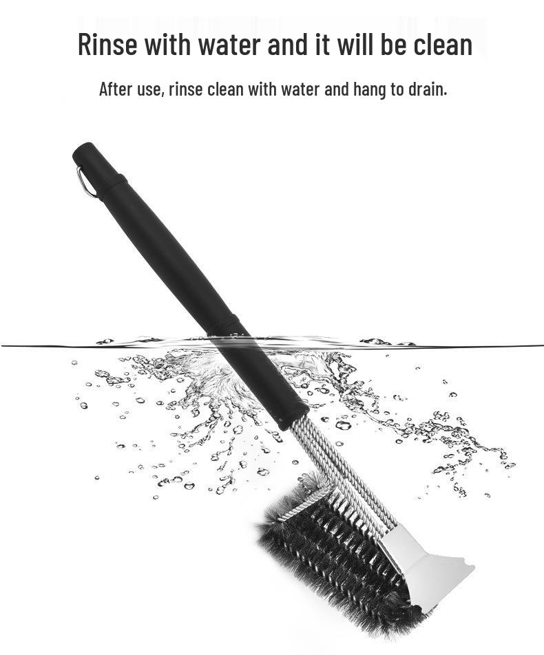 Stainless Steel Cleaning Brush for Pots, Ovens, and Grills