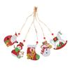 5/10pcs Diamond Painting Christmas Santa Claus Pendant Decoration Atmosphere Decor for Children Christmas Gift Natal Navided
