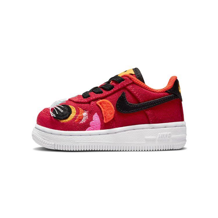 Nike Scarpe da Ginnastica Basse Casual Air Force 1 LV8 per Bambini Piccoli Rosse Baby DQ5072-601