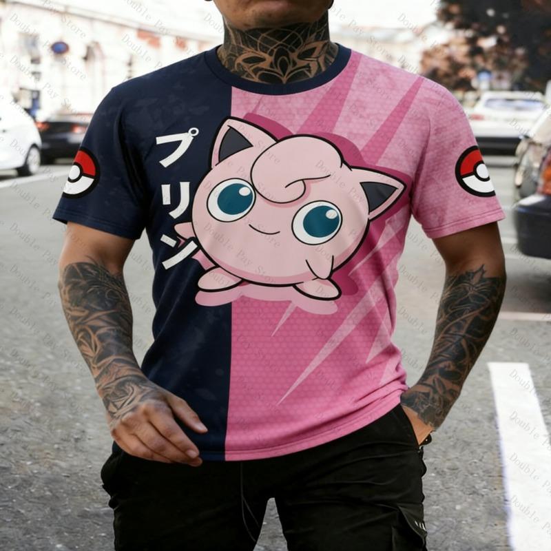 Pokemon T-Shirt 3D Shirt Anime Shirt Best Gifts Shiny Graphic Vintage TShirt Shiny Fan Gift for Men's Shirts Women Y2k t-shirts