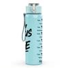 1PC Jesus Is Life Faith Lettering Art 750ml Color Plastic Sports Water Bottle Leakproof Flip Straw Lid Suitable for Sports Office Home Use