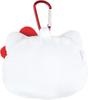 Tees Factory Sanrio Characters Plush Zipper Mascot with Hello H100 x W125 x D65mm Carabiner, Kitty, SR-5546601KT,