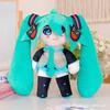 Hatsune Miku Plush Pillow Cute Miku Plush Toy Anime Miku Doll Classic Snow Miku Stuffed Animal Gift for Girls