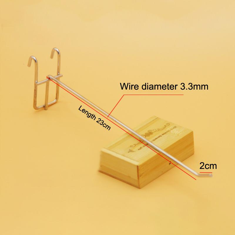 10 Stück Metallgitterpaneelaufhänger Wiederverwendbarer Supermarktaufhänger Universelle Einzelhandelsgeschäft Gitterpaneelhaken Mantel Tasche Aufhänger Haken Wandhaken