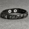 Punk Style Chain Bracelet, Cool Black and White Brushed Square Nail Bracelet, Bracelet, Hip-hop Rivet Bracelet.
