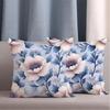 Floral Patterned Pillowcase For Homecushion Covers, Zippered, Decorative Pillowcases, 45X45 Cover Sleeves