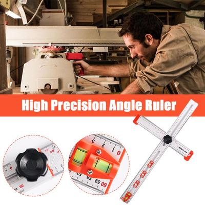 60CM High Precision Angle Ruler Woodworking Scribe Gauge Crossed-Cut T-type Measuring Marking D K1A5