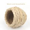 Handwoven Pigeon Nest Warm Shelter Reinforced Edges Natural Breathable Birdhouse Hangable Parrot Hatching Nest