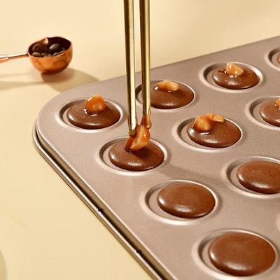 35 Holes Carbon Steel Baking Pan Macarons Cooking Mat Non Stick Baking Dishes Oven Bakeware Dessert Tray Cake Mold