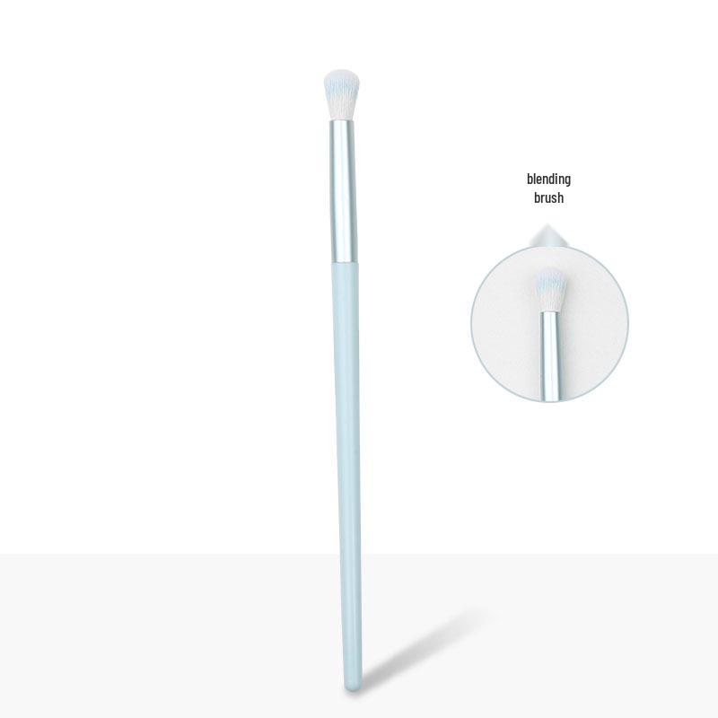 

10-Piece Soft Bristle Makeup Brush Set: Includes Powder, Stippling, Eyeshadow, Contouring, and Loose Powder Brushes.