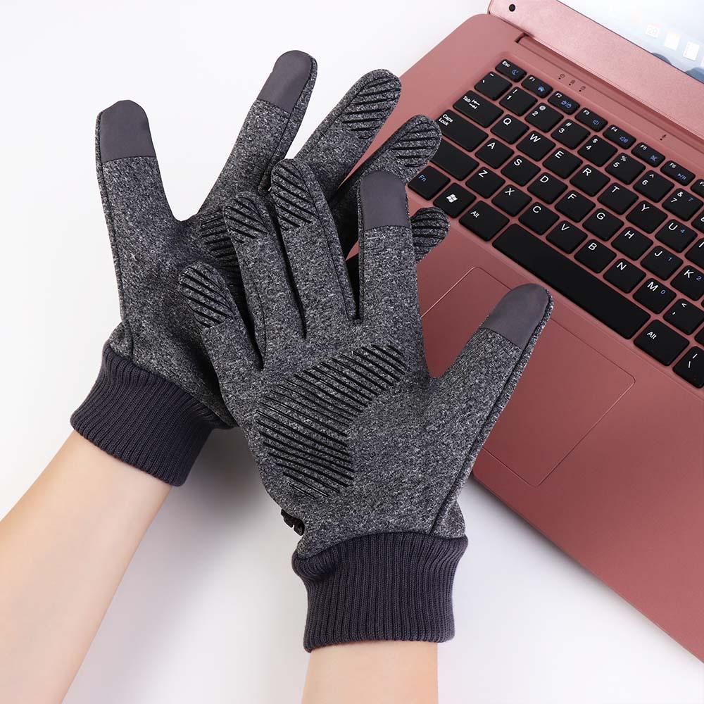Windproof Touchscreen Gloves Autumn and Winter Commuting Gloves Skiing Snow