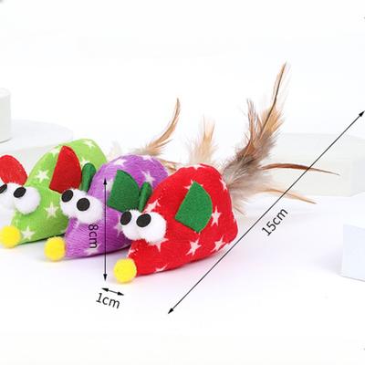 Cat Chew Toy Cat Mouse Toy Catnip Cats Mice Toys Interactive Kitten Game Catnip Toys For Indoor Cats Toy Pet Supplies