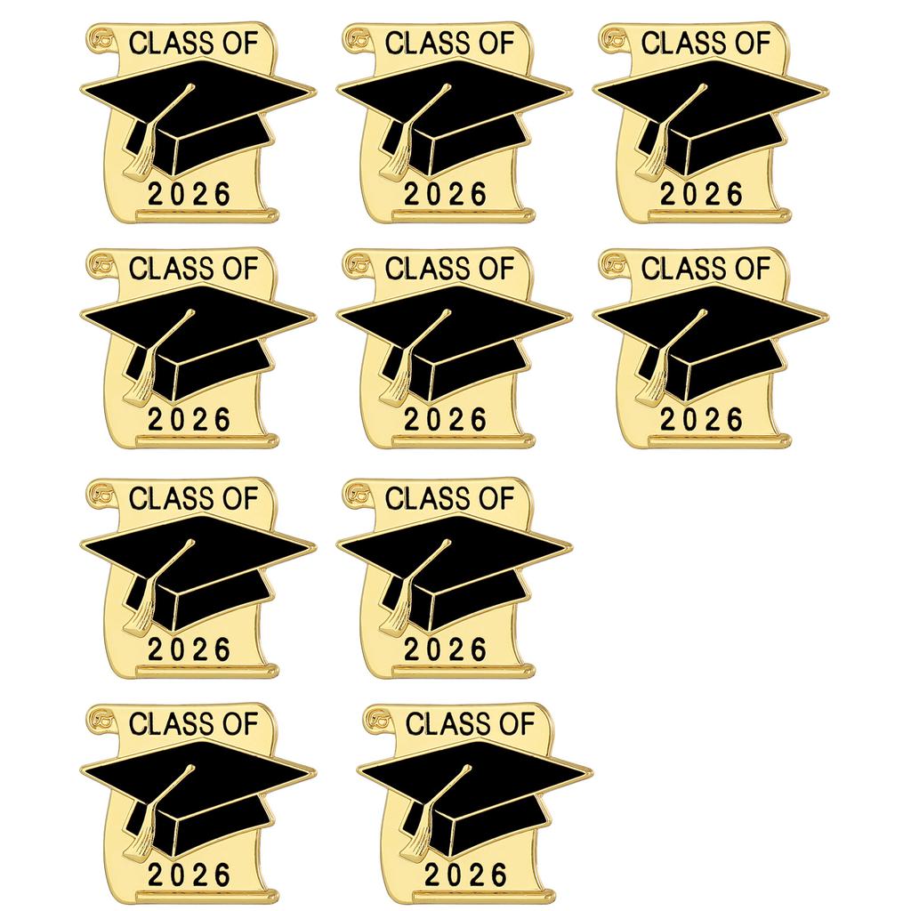 2026 Graduation Commemorative Alloy Doctoral Cap Pin Elegant 25mm Accessory For Graduates Sturdy And Stylish
