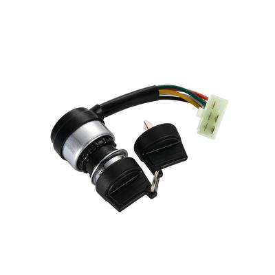 מתג מפתח הצתה 5 פינים חלופי ל-50cc 70cc 90cc 110cc 125cc 150cc 200cc 250cc באגי דיונות גו-קארט טרקטורון 4 גלגלים ריבוע