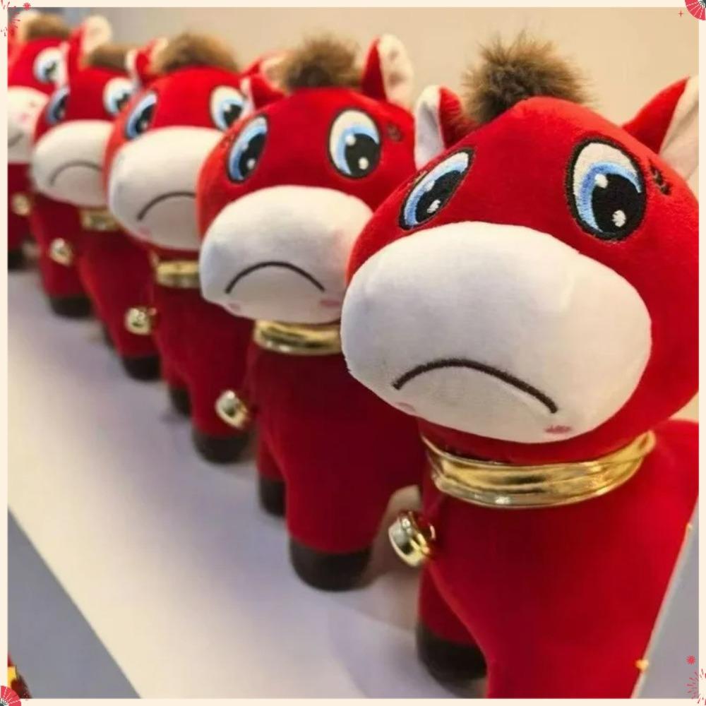 Popular Pony Plush Toy Sad Horse Plush Doll Exclusive Resonance For Working People Horse Stuffed Animals Toy New Year Gift