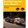 Magnetic Rechargeable Waterproof LED Trailer Tail Light With USB Charging For Trucks RVs Boats And Caravans
