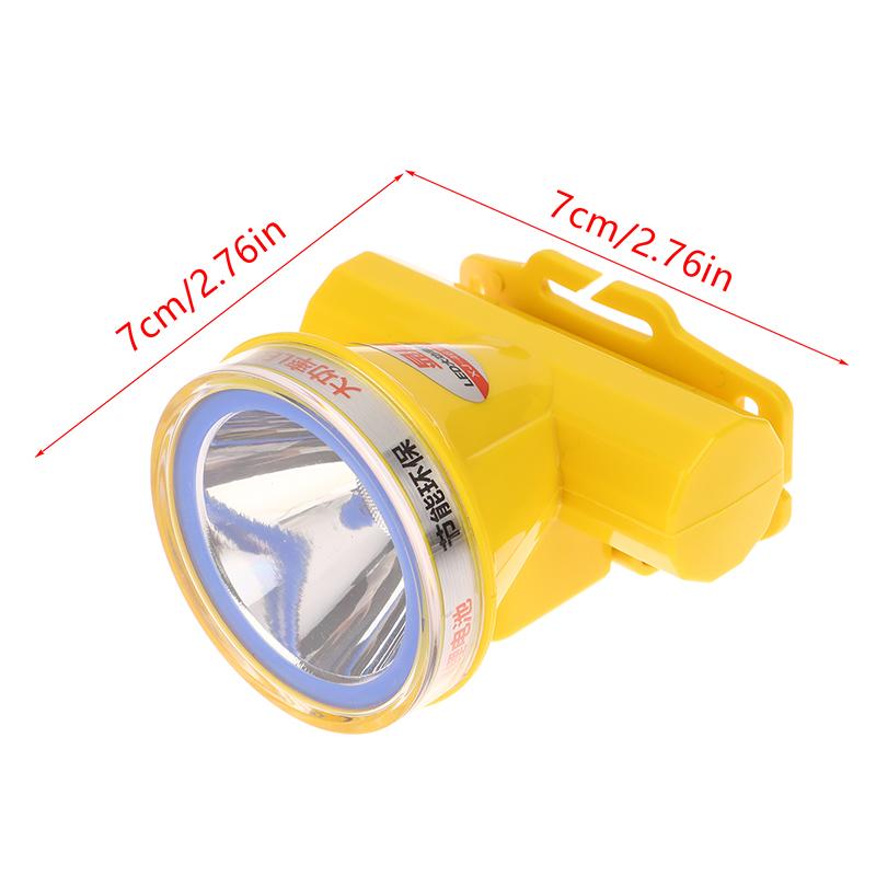 Outdoor am Kopf montierte LED Wasserdichte Gelbe Stirnlampe Leichtgewichtige Starklicht Taschenlampe Laterne Wiederaufladbares Campinglicht