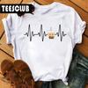 Milk Tea Cat Print Bubble Tea Animal TShirt Unisex Couple Trendy Personalized Womens Clothing Soft Cotton Short Sleeve Tshirt