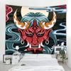 Devil Psychedelic Scene Tapestry Mandala Home Decor Art Tapestry Hippie Boho Tarot Pretty Room Wall Decor