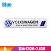 3D Metal Aluminium Badge Side Fender Badge Car Body Decoration Sticker Accessorie For VW Golf Tiguan T-Roc Polo Passat ID.4 MK7