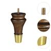 4 bucăți picioare de mobilier din lemn pentru canapea, accesorii în stil retro clasic, 13 cm, înlocuire pat
