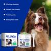 Dog Teeth Cleaning Powder 80g Teeth Cleaning Green Powder Dog Breath Freshener Teeth Care Products Safe Plaqueoff Powder
