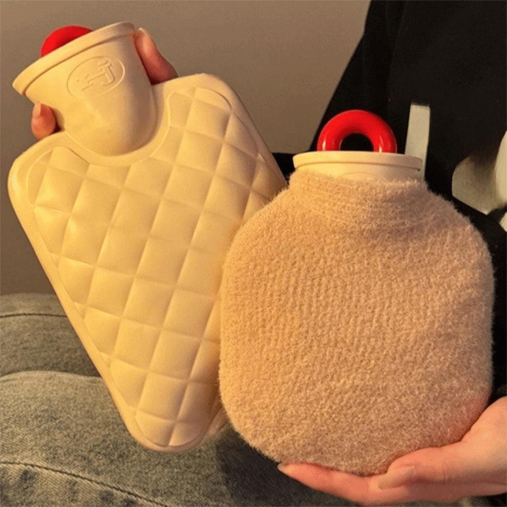 Anti-scalding Hot Water Bottle Removable Cover Hand Warmer Cute Hot Water Bag Hand Warming