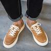 British Casual Shoes Versatile Daily Sports Shoes Men's Suede Leather Shoes Simple Thick Soled Shoes  Men's Work Shoes