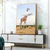 Giraffe in Clouds Creative Animal Wall Art Canvas Painting Art Modern Poster and Prints for Living Room Kids Bedroom Home Decor Pictures