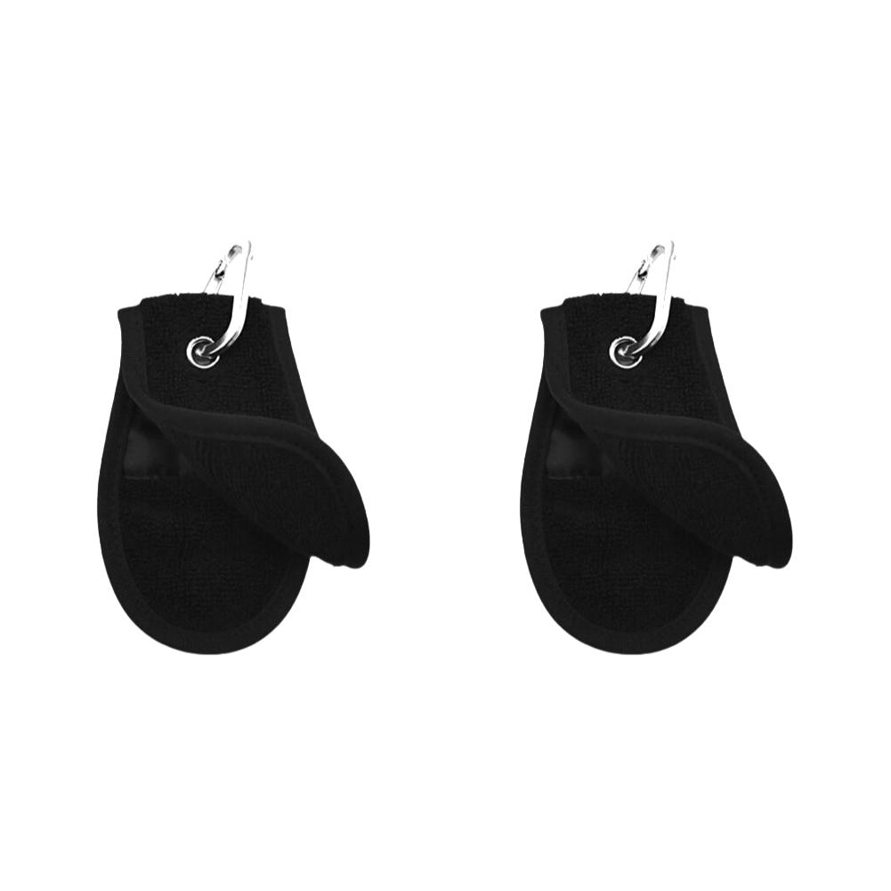 New Golf Ball Cleaning Towel with Carabiner Hook Portable Golf Ball Cleaning Towel for Head Wipe Cloth Clean Golf Accessories