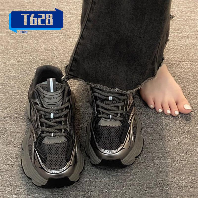 High Value Versatile Dad Shoes Women Ins Tide 2025 Early Autumn New Internet Celebrity Height Increase Lightweight Sports Dad Shoes Women