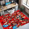 Tappeto con Fantasia Squadra di Calcio, Tappetino Interno/Esterno, per Picnic, Sala Giochi, Camera da Letto, Ufficio, Soggiorno, Tappeto Decorazione Casa, Regalo di Compleanno