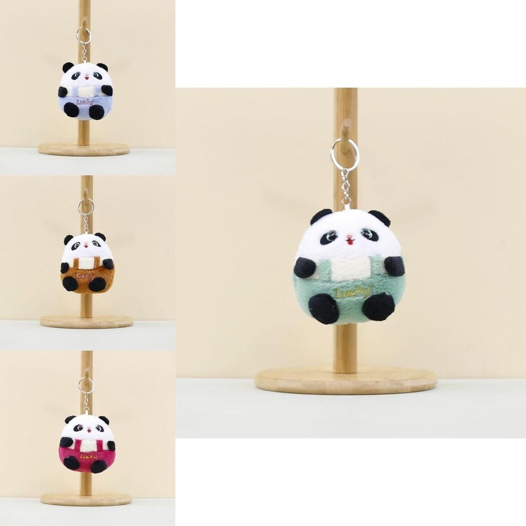 Soft And Cuddly Panda Keychain Plush Toy For Bags With Cute Design And Colors