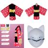 Slayer Demon Kimetsu No Yaiba Makomo Cosplay Costume Women Kimono Suit Robes