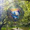10 Zoll Hängender Windspinner mit 360-Grad-Haken für Balkon-Gartendekor Frühling Sommer Außendekoration