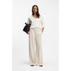 BoSS Women S Checked Texture Johnny Collar Sweater Open White