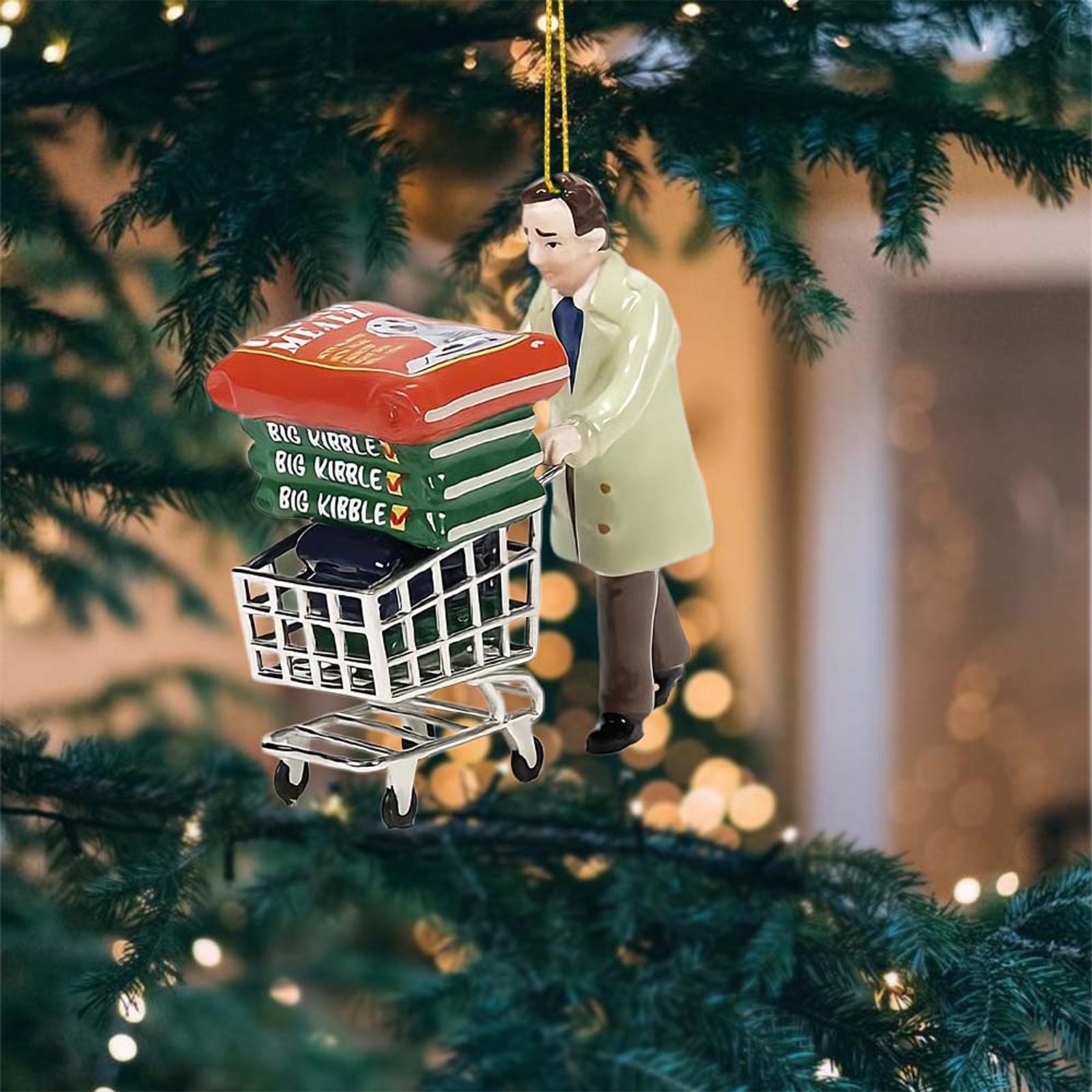 

Backpack Christmas Tree Acrylic Hanging Piece 2D Flat Hanging Piece, Christmas Yen Decoration For Your Christmas Tree. One Size