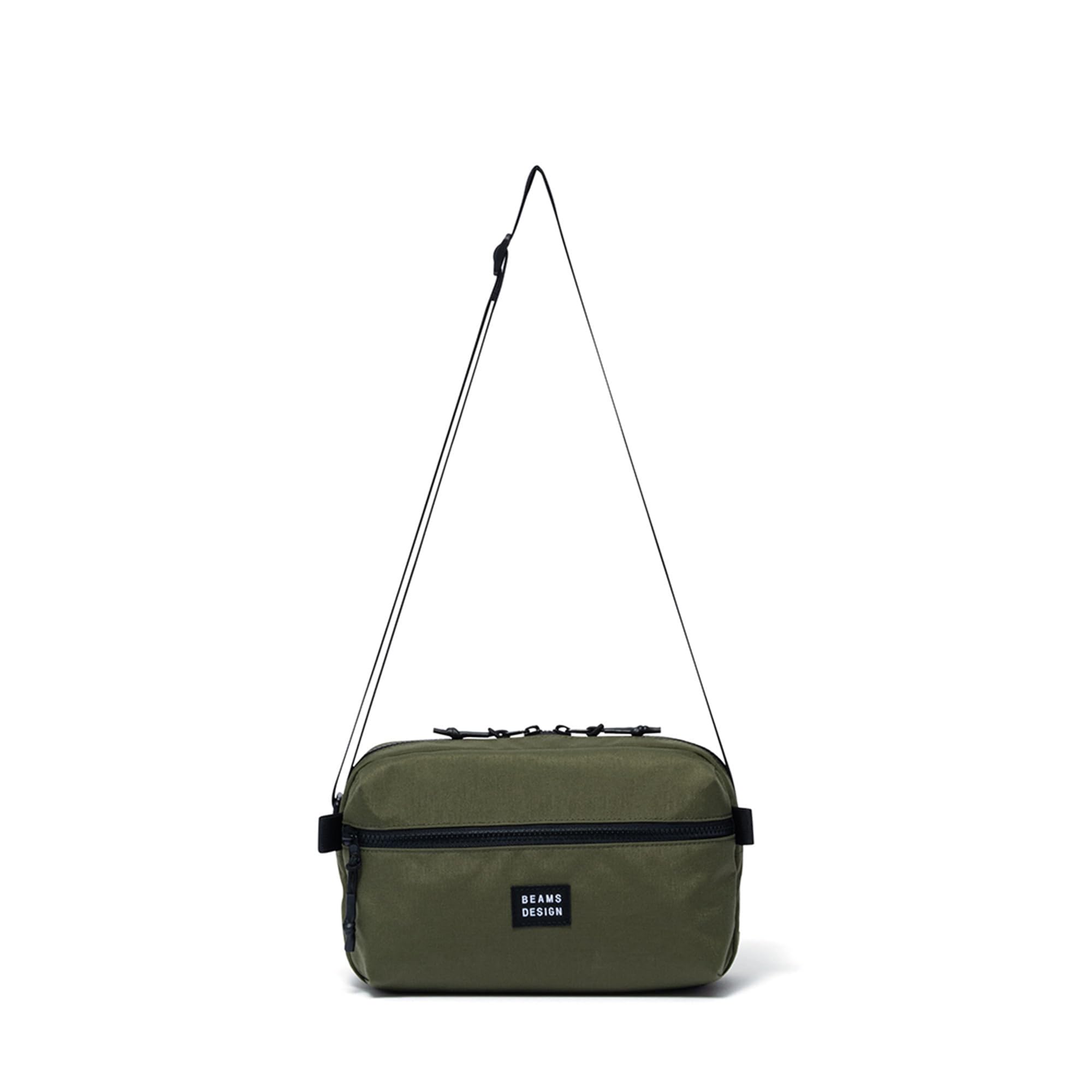 

Shoulder Bag Unisex Nylon Lightweight Compact Functional Daily Use Simple Travel Khaki [Beams Design] [Ordinary] Men s Women s
