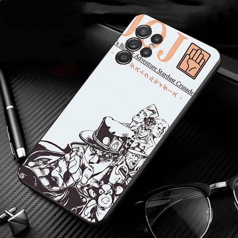 Phone Case For Samsung Galaxy S26 S25 S24 S23 S22 S21 Ultra S24 S23 S22 S21 S25 Plus S24 FE Jojo jolyne and jotaro