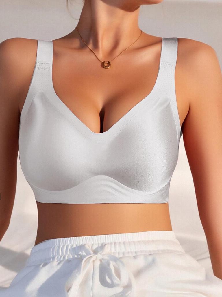 Silk Plus Size Seamless Women's Bra - Minimizes Large Bust